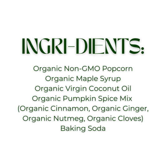 Pumpkin Spice Organic Maple Caramel Popcorn (3.6oz Bag)