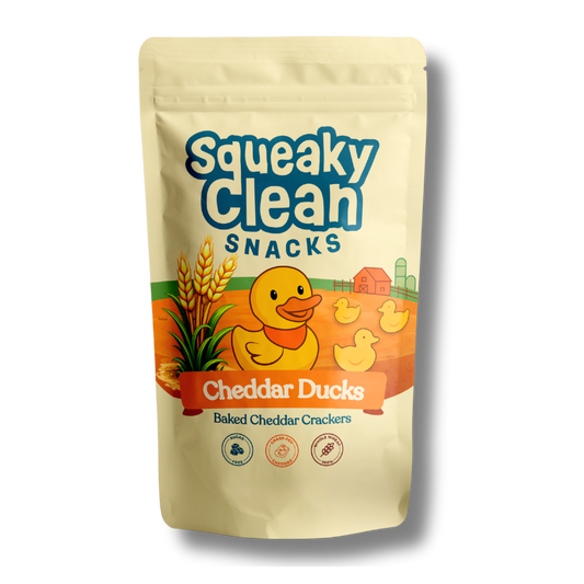 Squeaky Clean Snacks Cheddar Crackers (1oz Bag)