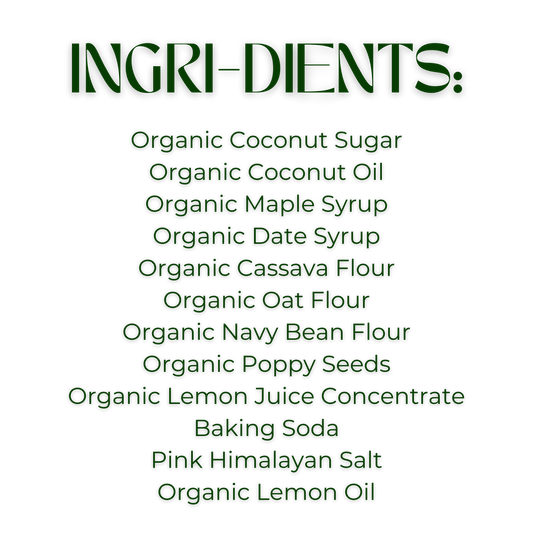Skout Organic Lemon Poppyseed Soft Baked Cookies (Box of 10 Cookies, 12g Each)