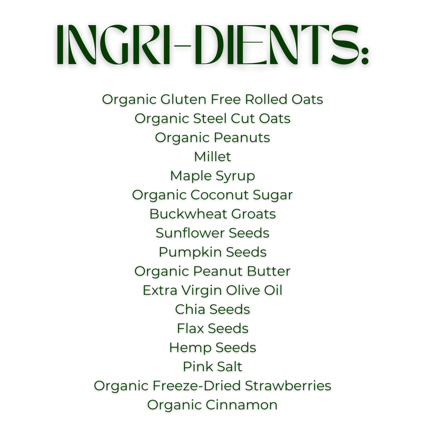 Sweet Deliverance Strawberry & Salty Peanut Granola (2oz Snack Pack)