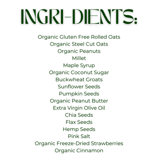 Sweet Deliverance Strawberry & Salty Peanut Granola (2oz Snack Pack)