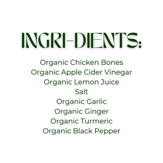 Wander Broth Organic Pasture-Raised Turmeric Ginger Chicken Bone Broth