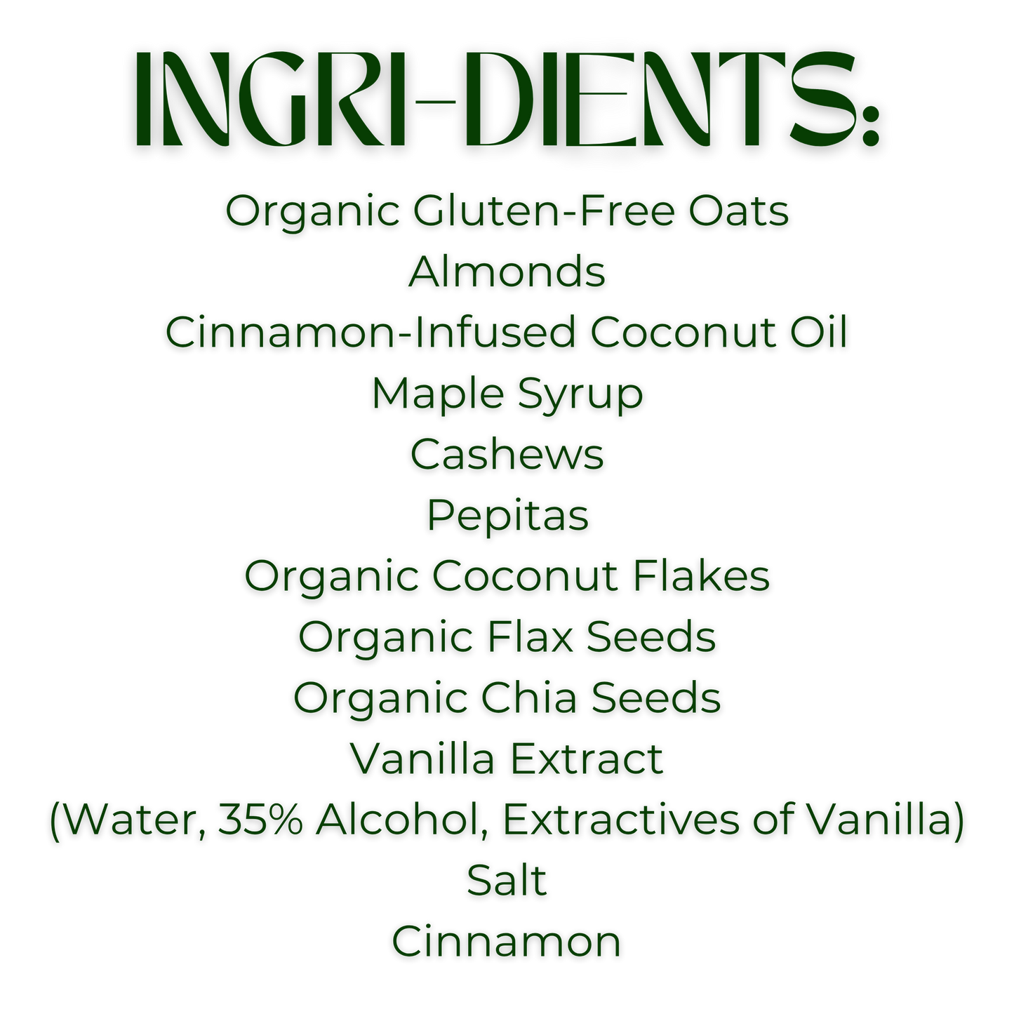 Unruly Nature Granola (8oz Bag)