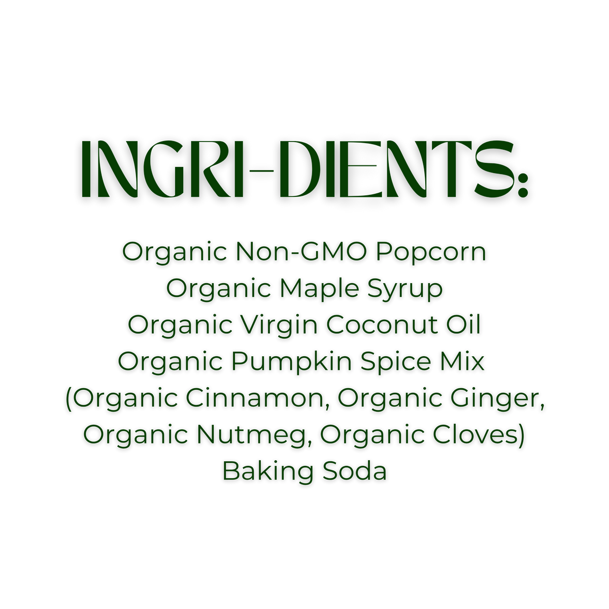 Pumpkin Spice Organic Maple Caramel Popcorn (3.6oz Bag)