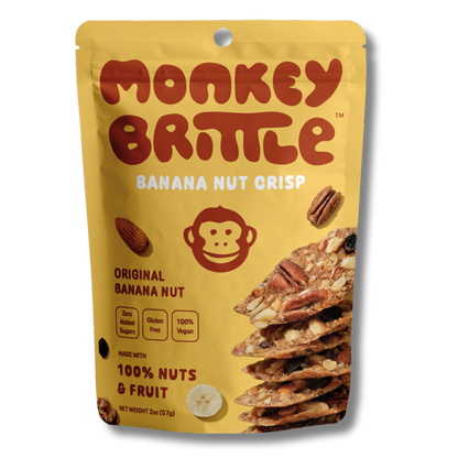 Monkey Brittle Banana Nut Crisp (2oz Bag)