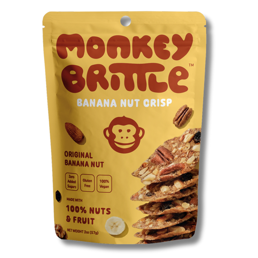 Monkey Brittle Banana Nut Crisp (2oz Bag)