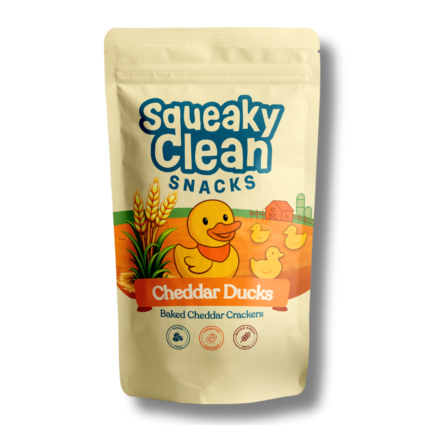 Squeaky Clean Snacks Cheddar Crackers (1oz Bag)