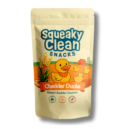 Squeaky Clean Snacks Cheddar Crackers (1oz Bag)