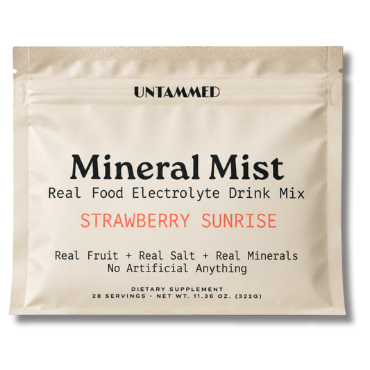 Strawberry Sunrise Real-Food Electrolyte Drink Mix (28-Serving Bag)