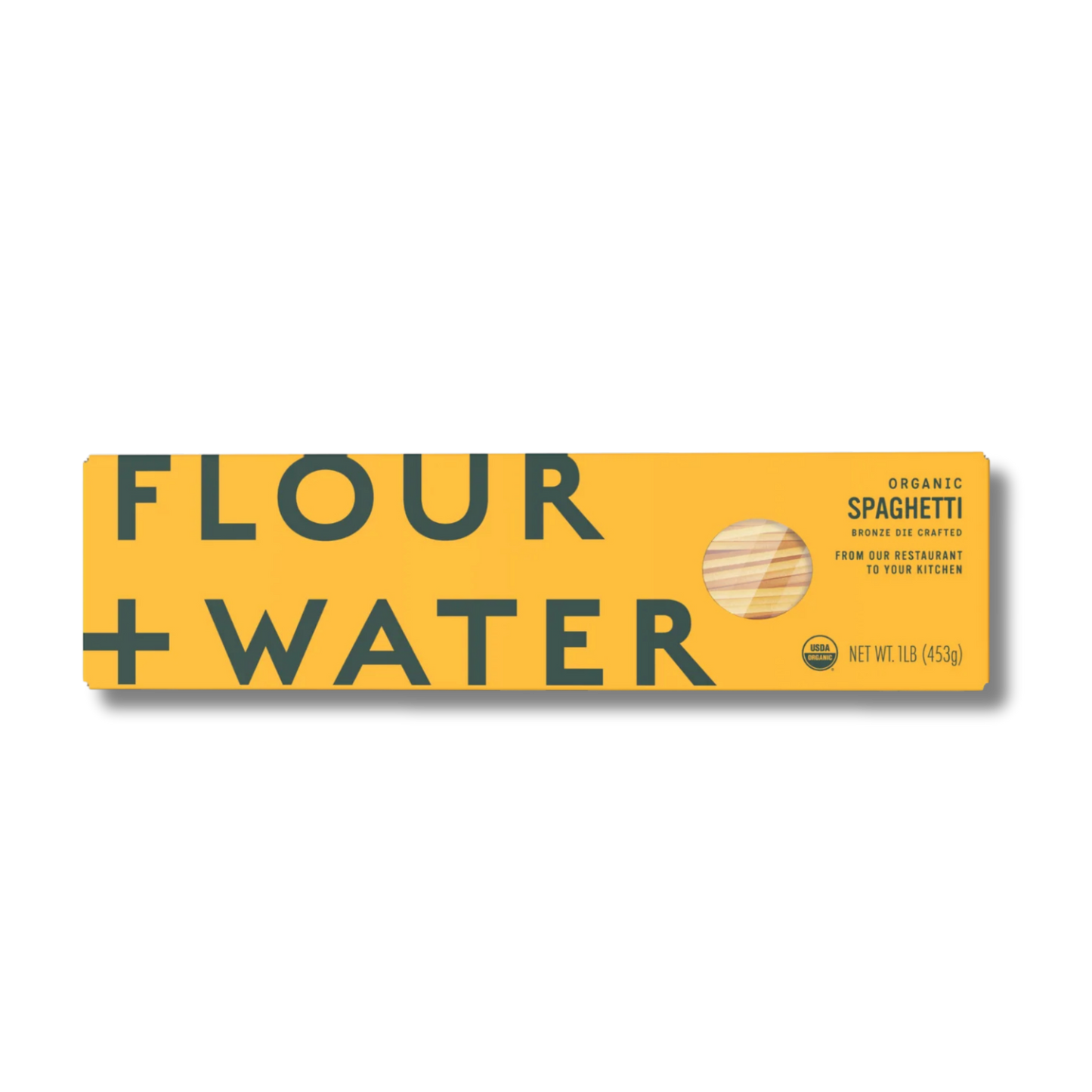 Flour + Water Organic Bronze Die Spaghetti (16oz Box)
