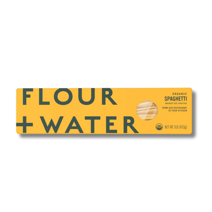 Flour + Water Organic Bronze Die Spaghetti (16oz Box)