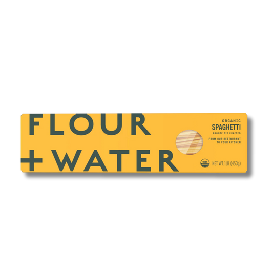 Flour + Water Organic Bronze Die Spaghetti (16oz Box)