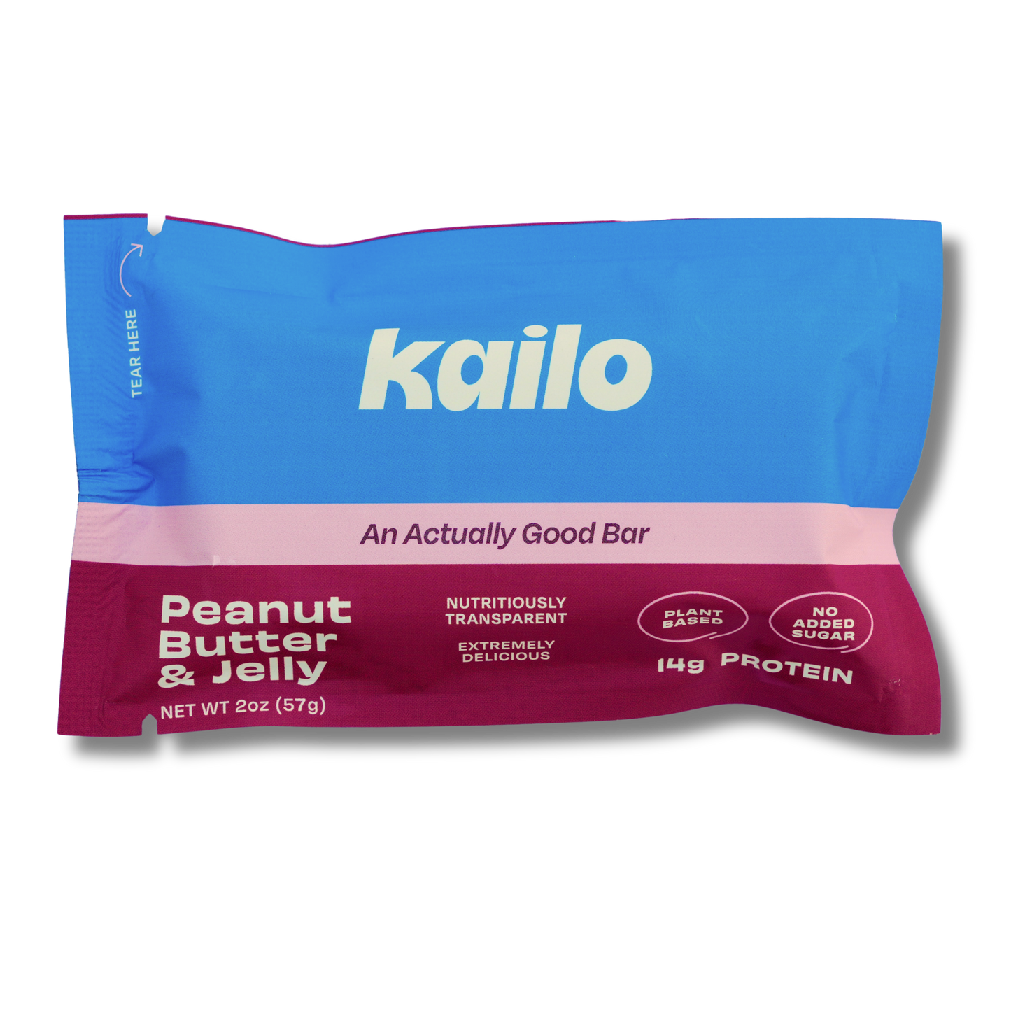 Kailo Peanut Butter & Jelly Plant Based Protein Bar (2oz Bar)