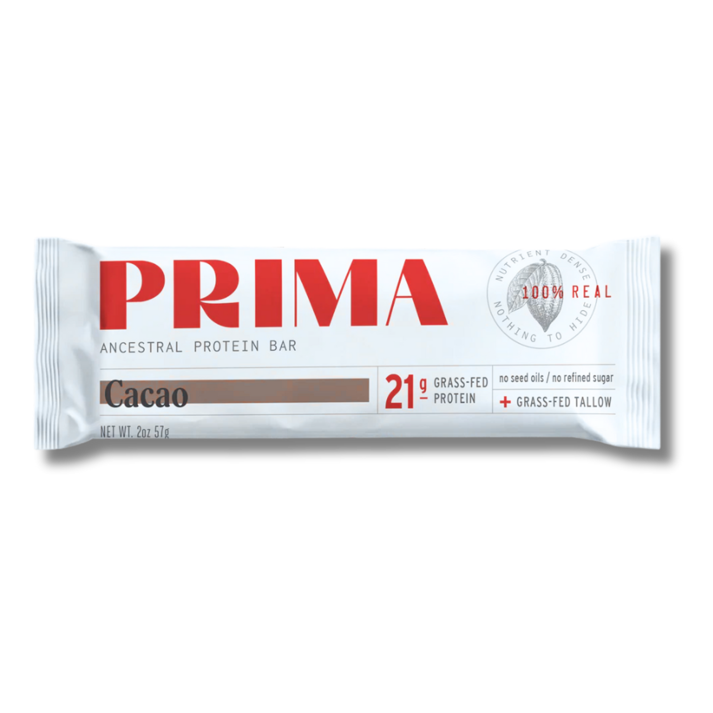 PRIMA Cacao Protein Bar (2oz Bar)