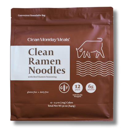 Clean Ramen Noodles, Beef (12-Pack)