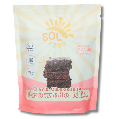 Sol Food Dark Chocolate Brownie Mix (12.2oz)