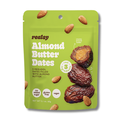 Realsy Almond Butter Dates (2.1oz Bag)