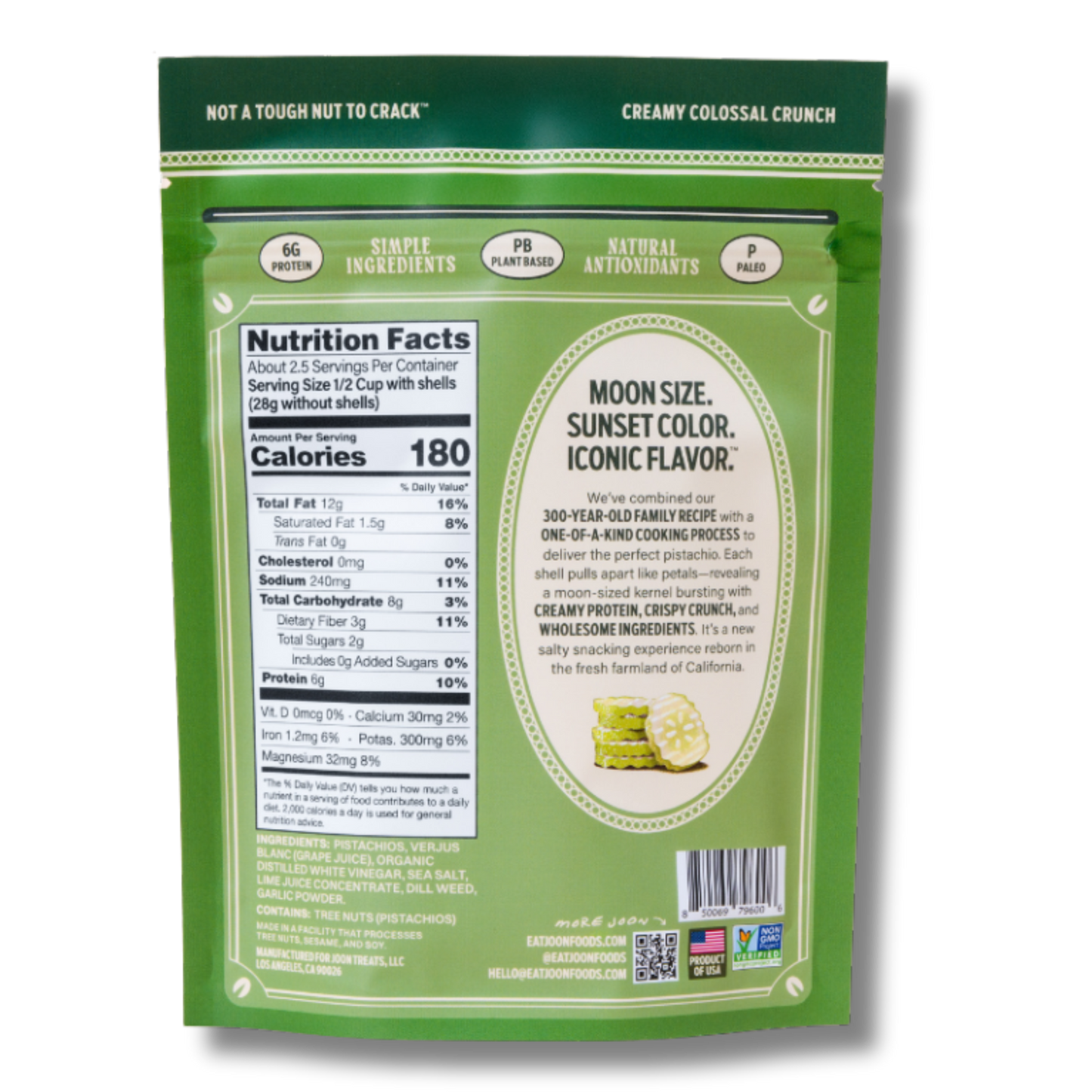 Joon Dill Pickle Pistachios (4.5oz Bag)