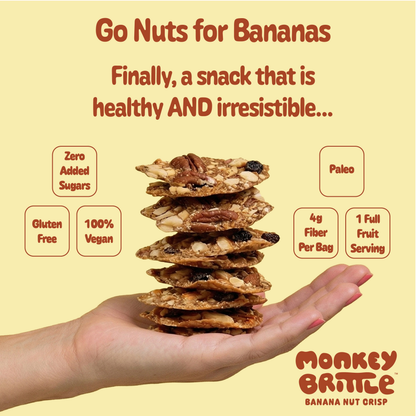 Monkey Brittle Banana Nut Crisp (2oz Bag)
