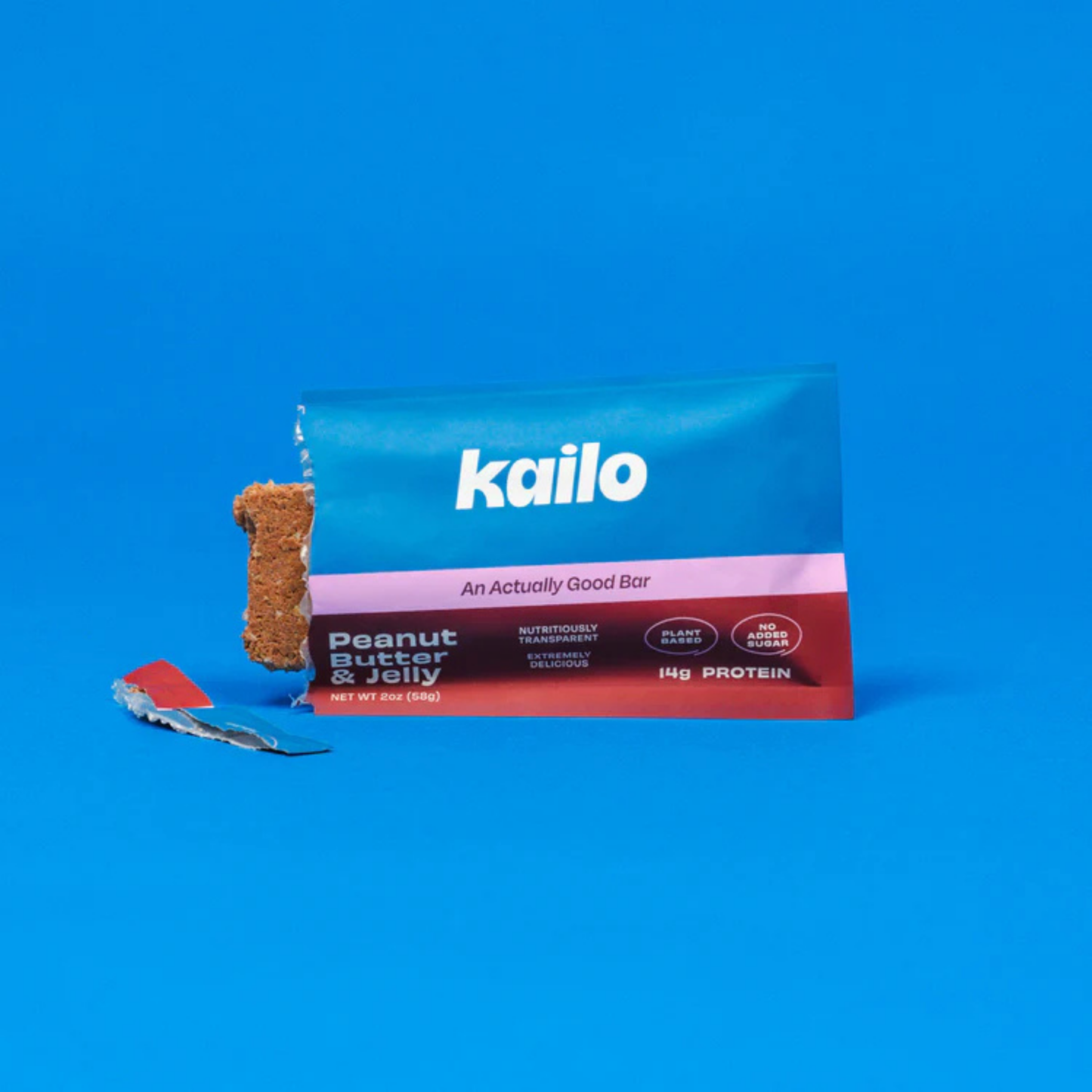 Kailo Peanut Butter & Jelly Plant Based Protein Bar (2oz Bar)