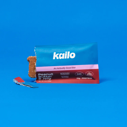 Kailo Peanut Butter & Jelly Plant Based Protein Bar (2oz Bar)