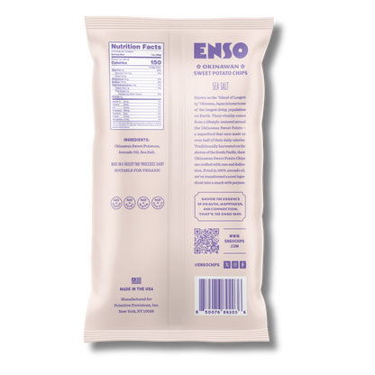 Enso Sea Salt Okinawan Sweet Potato Chips (3oz Bag)