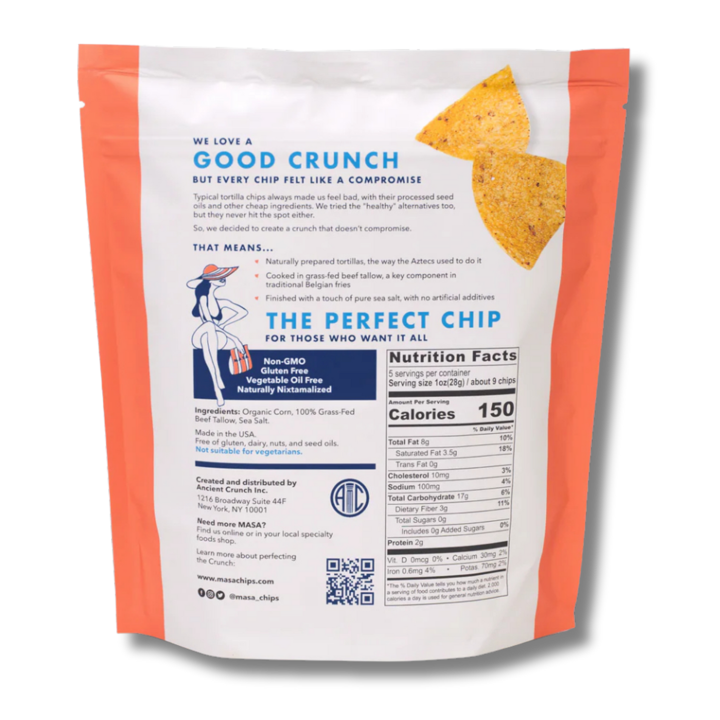 Masa Original Tortilla Chips (5oz Bag)