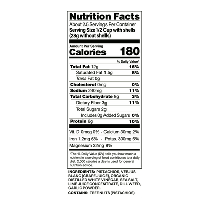 Joon Dill Pickle Pistachios (4.5oz Bag)