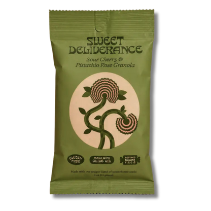 Sweet Deliverance Sour Cherry & Pistachio Rose Granola (2oz Snack Pack)