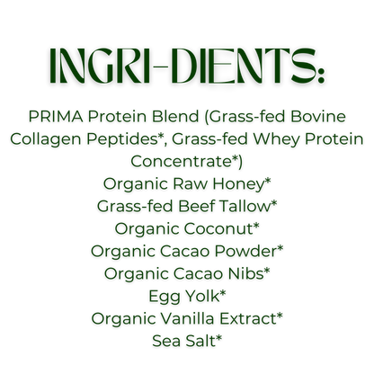 PRIMA Cacao Protein Bar (2oz Bar)