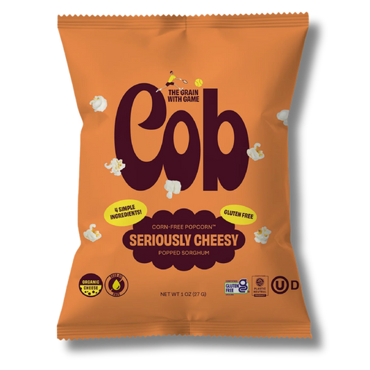 Cob Foods Seriously Cheesy Popped Sorghum (1oz Bag)