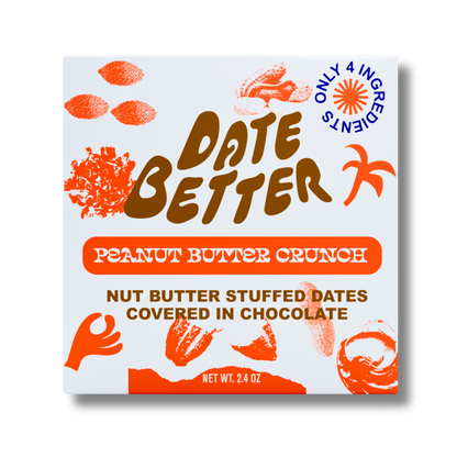 Date Better Peanut Butter Crunch Chocolate Dates (2.4oz)