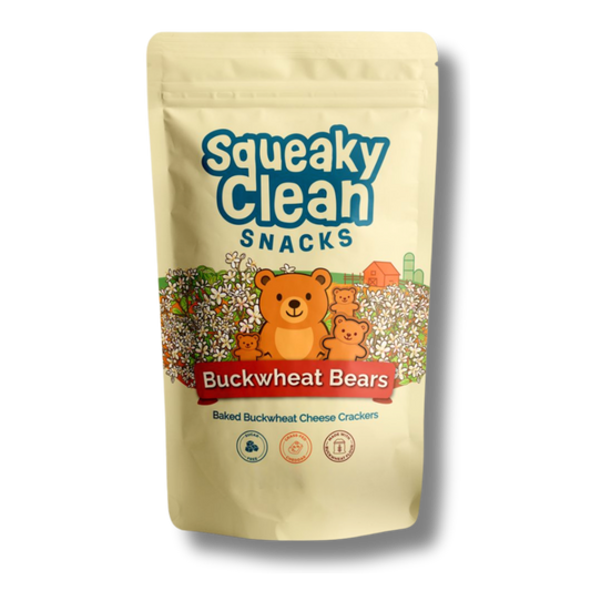 Squeaky Clean Snacks Gluten-Free Cheddar Crackers (1oz Bag)