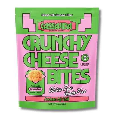 Cassavida Spicy Andean Aji Crunchy Cheese Bites (1.5oz Bag)