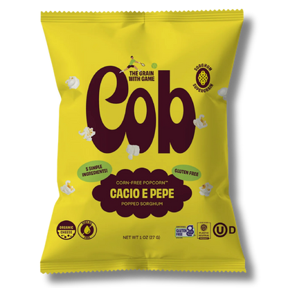 Cob Foods Cacio e Pepe Popped Sorghum (1oz Bag)