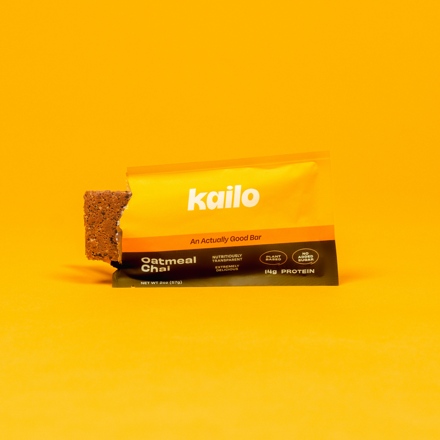 Kailo Oatmeal Chai Plant Based Protein Bar (2oz Bar)