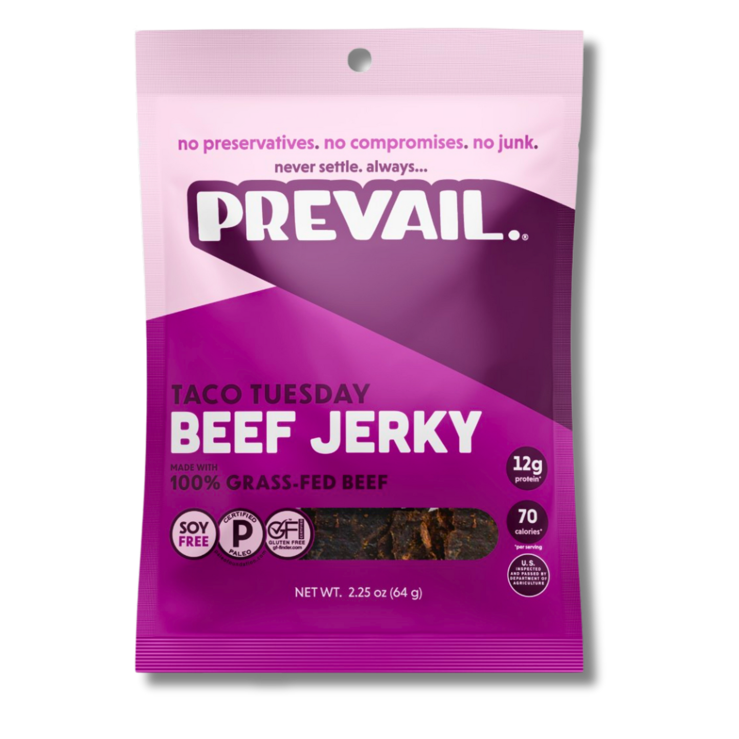 Prevail Taco Tuesday Beef Jerky (2.25oz Bag)