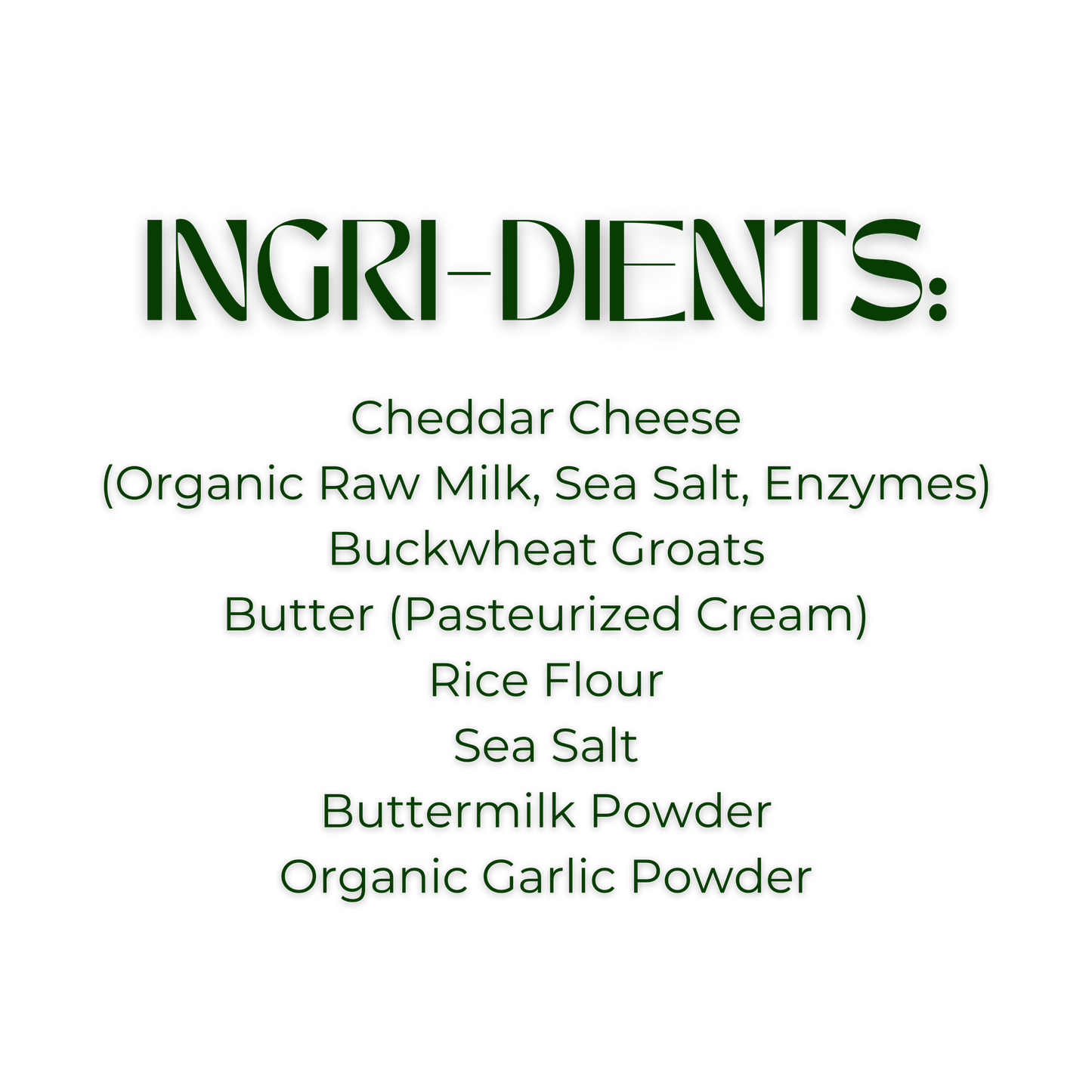 Squeaky Clean Snacks Gluten-Free Cheddar Crackers (1oz Bag)