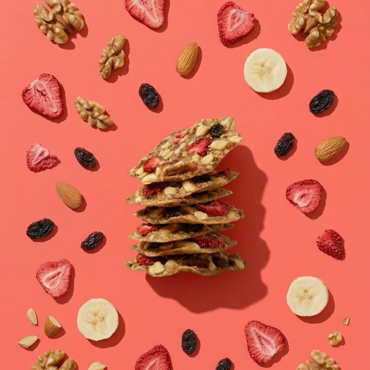 Monkey Brittle Strawberry Banana Nut Crisp (2oz Bag)