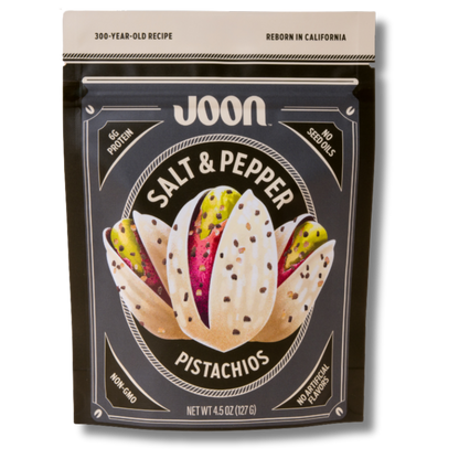 Joon Salt & Pepper Pistachios (4.5oz Bag)