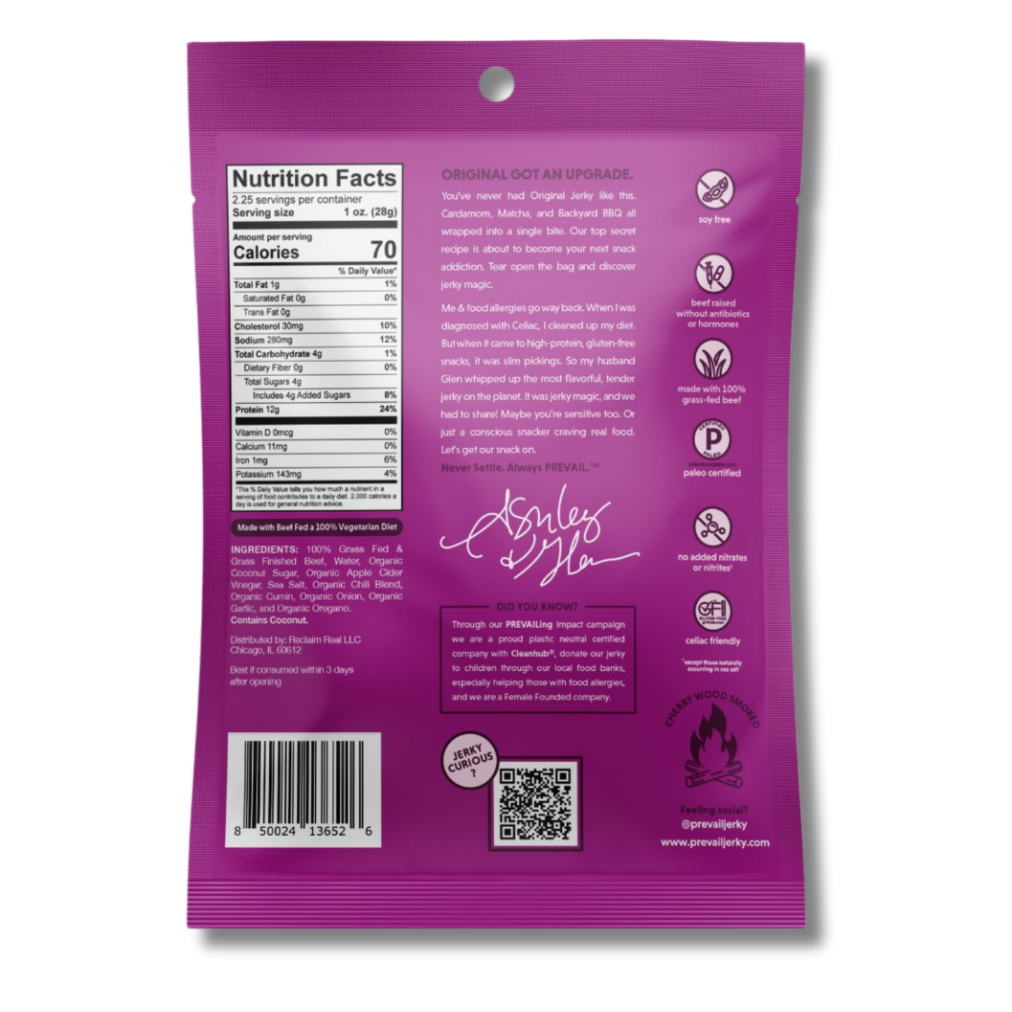 Prevail Taco Tuesday Beef Jerky (2.25oz Bag)