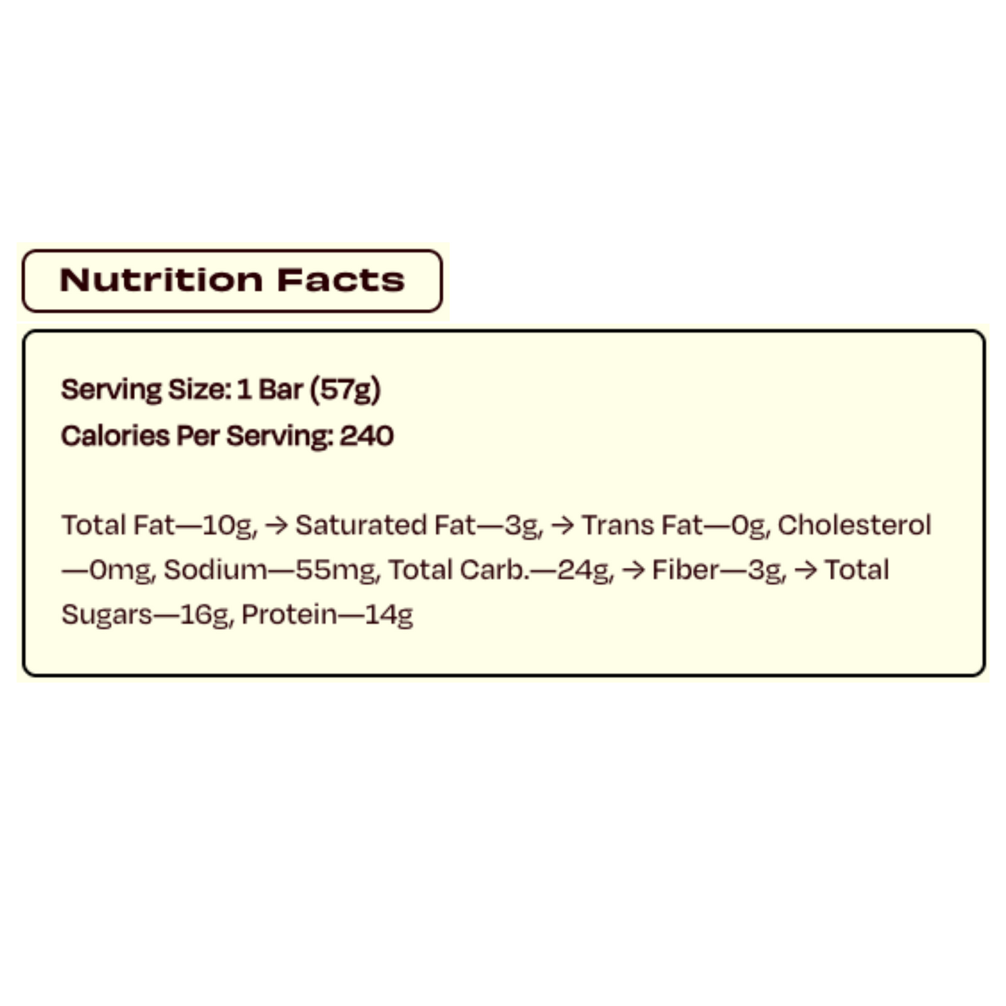 Kailo Oatmeal Chai Plant Based Protein Bar (2oz Bar)